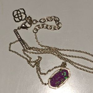 Kendra Scott Pink Opal Necklace